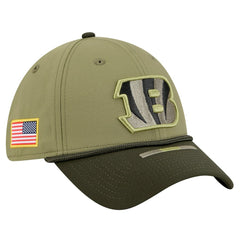 Cincinnati Bengals New Era 2025 Salute to Service 39THIRTY Flex Hat