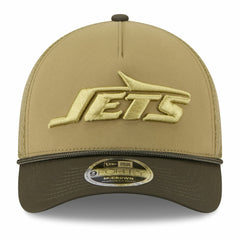 New York Jets New Era Youth 2025 Salute to Service 9FORTY A-Frame Adjustable Hat
