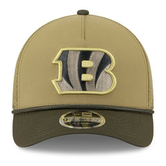 Cincinnati Bengals New Era Youth 2025 Salute to Service 9FORTY A-Frame Adjustable Hat