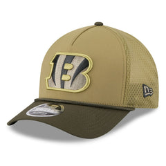 Cincinnati Bengals New Era Youth 2025 Salute to Service 9FORTY A-Frame Adjustable Hat