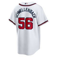 Spencer Schwellenbach Atlanta Braves Nike Home Replica Jersey | MLB Discount