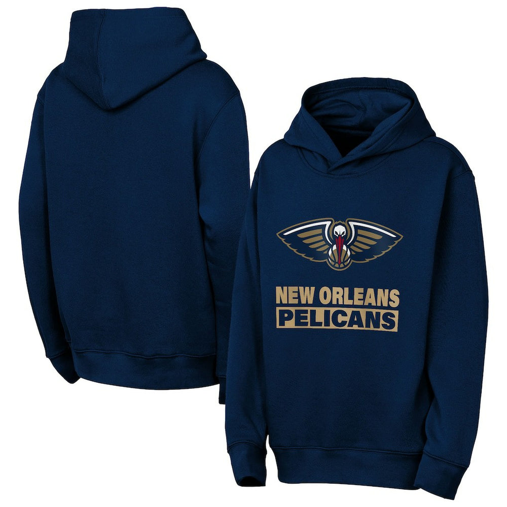 New Orleans Pelicans Outerstuff Youth Back To The Basics Hoodie Online