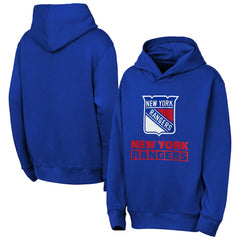 New York Rangers Outerstuff Youth Back to Basics Hoodie Discount