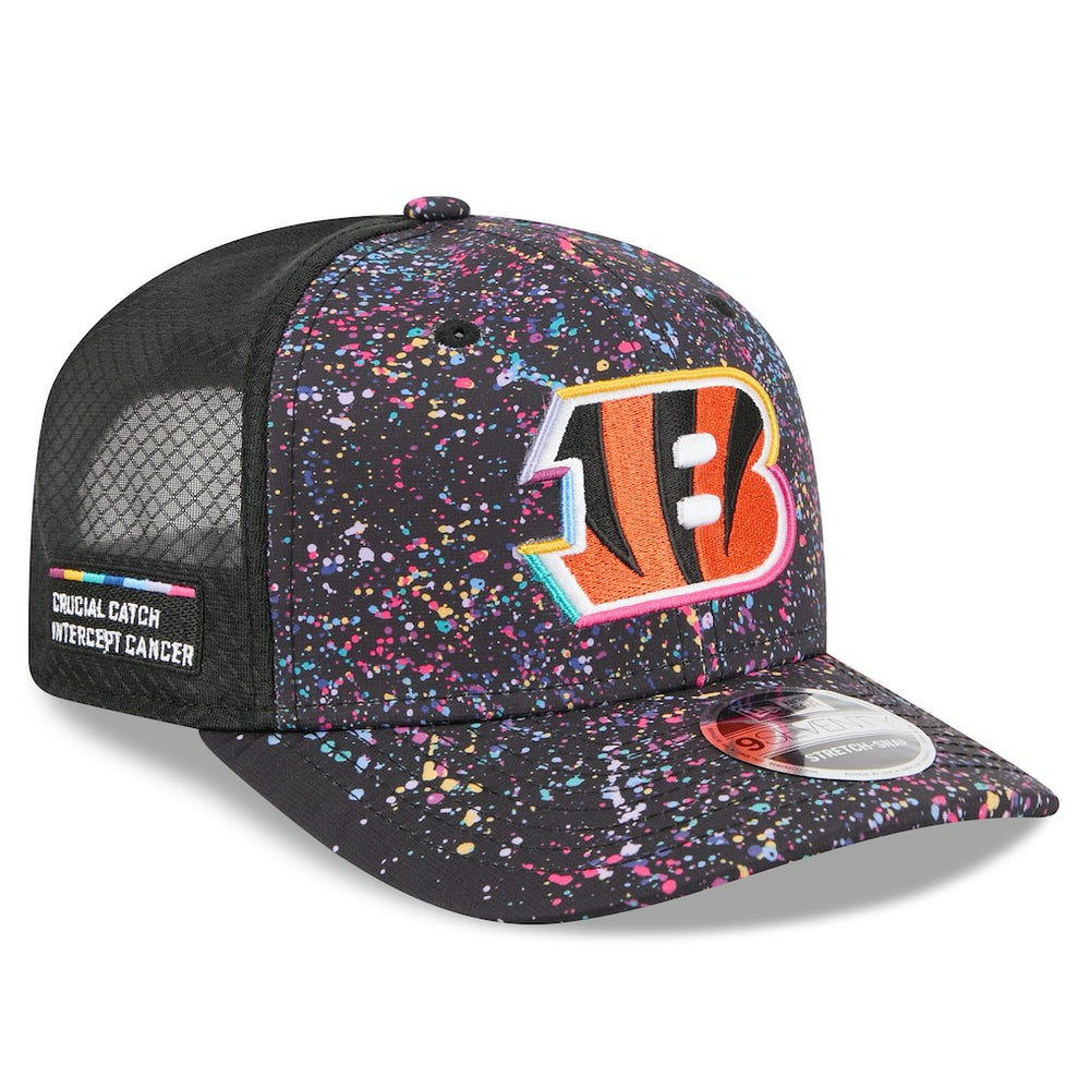 Cincinnati Bengals New Era 2025 NFL Crucial Catch 9SEVENTY Adjustable Hat