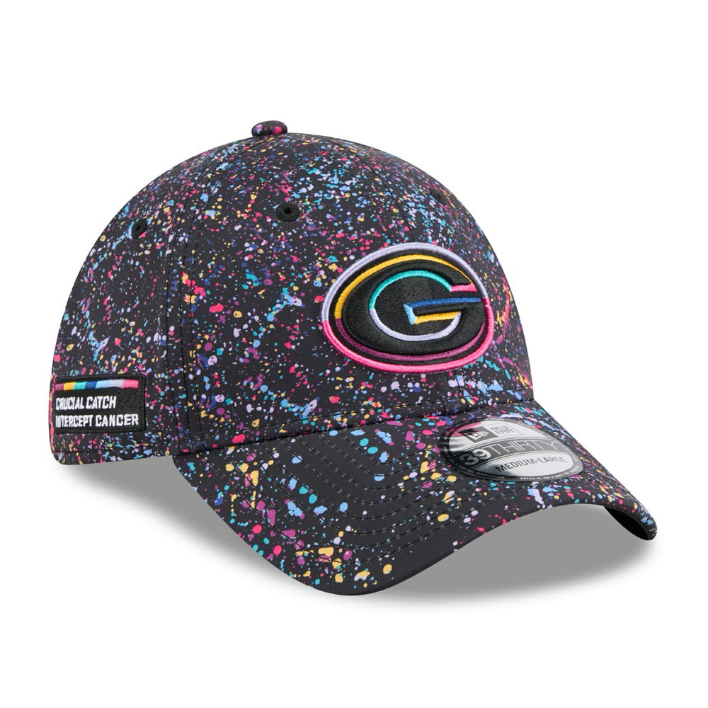 Green Bay Packers New Era 2025 NFL Crucial Catch 39THIRTY Flex Hat