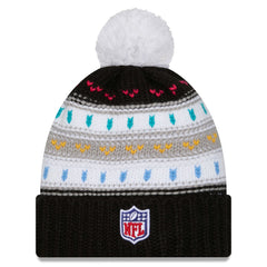 Tennessee Titans New Era Women's 2025 NFL Crucial Catch Cuffed Knit Hat with Pom