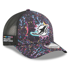 Miami Dolphins New Era Youth 2025 NFL Crucial Catch 9FORTY Adjustable Hat