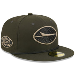 New York Jets New Era 2025 Rivalries Collection Sideline Rope 59FIFTY Fitted Hat