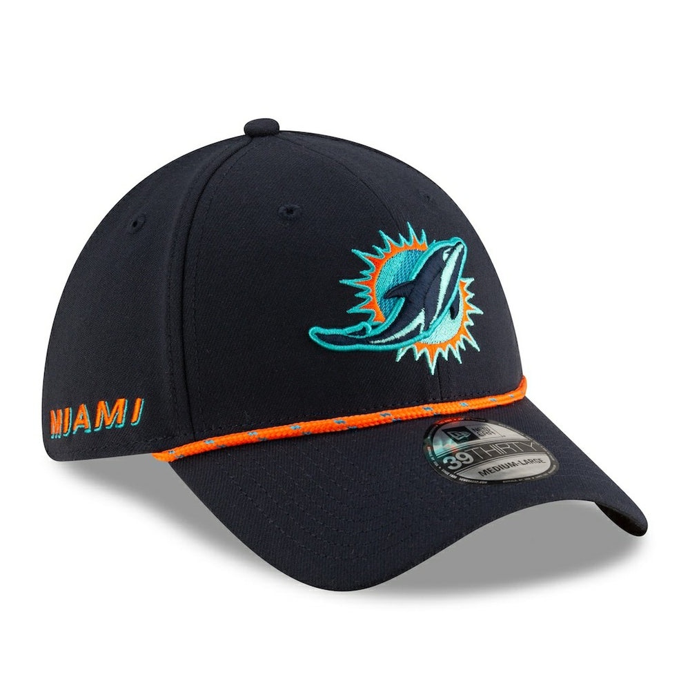 Miami Dolphins New Era 2025 Rivalries Collection Sideline 39THIRTY Flex Hat
