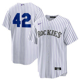 Colorado Rockies Home 2025 Jackie Robinson Day Replica Jersey - White