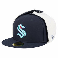 Seattle Kraken New Era Injection Dog Ear Classic Fitted Hat For Sale