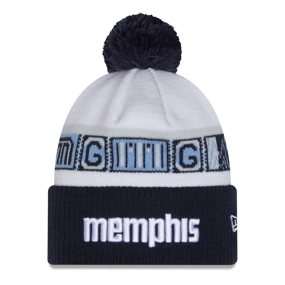 Memphis Grizzlies 2025/26 City Edition Cuffed Knit Hat with Pom On Sale