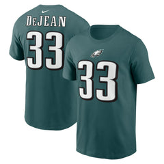 Philadelphia Eagles Nike Cooper DeJean Player Name & Number T-Shirt