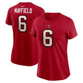 Tampa Bay Buccaneers Nike Baker Mayfield Women's Player Name & Number T-Shirt