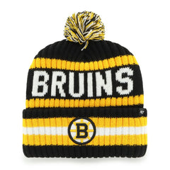 Boston Bruins '47 Bering Cuffed Knit Hat with Pom Discount