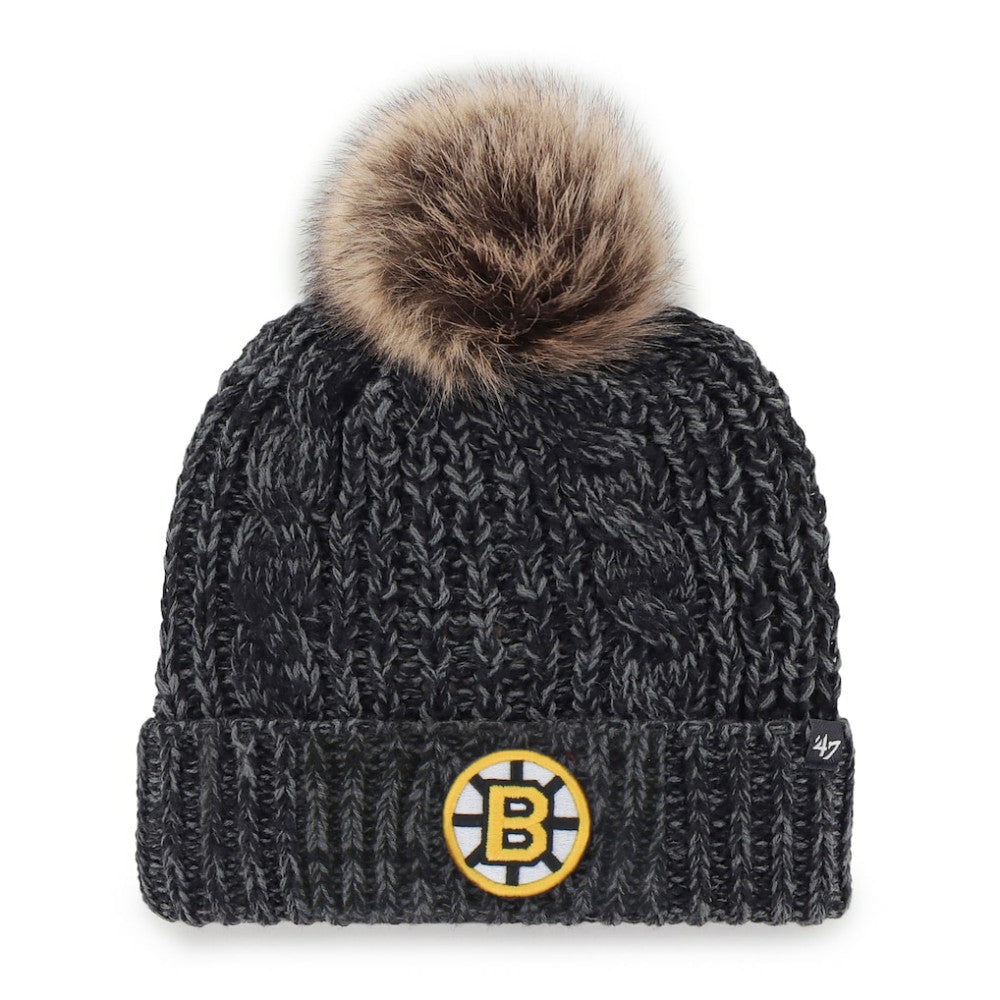 Boston Bruins '47 Women's Meeko Cuffed Knit Hat On Sale