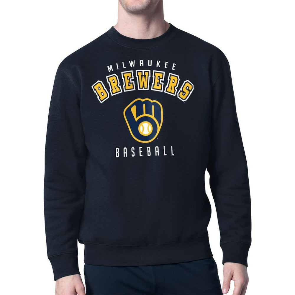 Milwaukee Brewers Starter Team Logo Fleece Pullover Sweatshirt | MLB On Sale