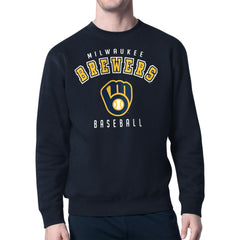 Milwaukee Brewers Starter Team Logo Fleece Pullover Sweatshirt | MLB On Sale
