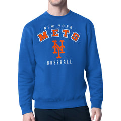 New York Mets Starter Team Logo Fleece Pullover Sweatshirt | MLB On Sale