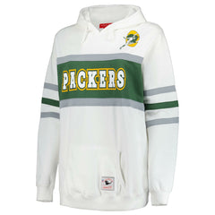 Green Bay Packers Mitchell & Ness Women's Plus Size Head Coach Throwback Pullover Hoodie
