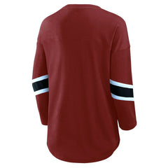 Washington Commanders Fanatics Women's Plus Size Redzone 3/4-Sleeve Scoop Neck T-Shirt