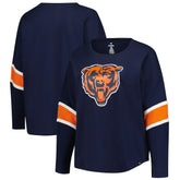 Chicago Bears Fanatics Women's Plus Size Redzone 3/4-Sleeve Scoop Neck T-Shirt