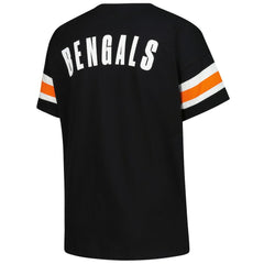 Cincinnati Bengals Fanatics Women's Plus Size Redzone Notch Neck T-Shirt
