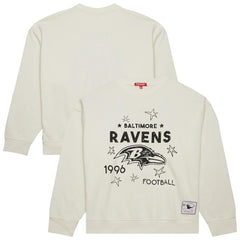 Baltimore Ravens Mitchell & Ness Women's Plus Size Shooting Star Sweatshirt