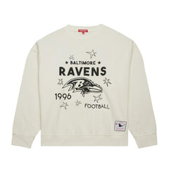 Baltimore Ravens Mitchell & Ness Women's Plus Size Shooting Star Sweatshirt