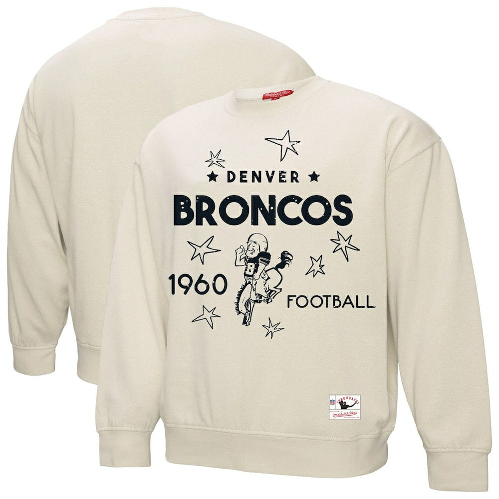 Denver Broncos Mitchell & Ness Women's Plus Size Shooting Star Sweatshirt