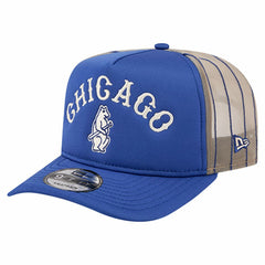 Chicago Cubs New Era Vintage Arched Foam Front 9FIFTY A-Frame Adjustable Trucker Hat | MLB Discount