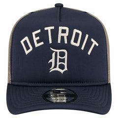 Detroit Tigers New Era Vintage Arched Foam Front 9FIFTY A-Frame Adjustable Trucker Hat | MLB Online