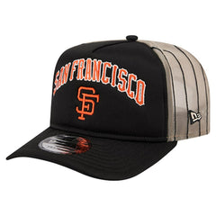 San Francisco Giants New Era Vintage Arched Foam Front 9FIFTY A-Frame Adjustable Trucker Hat | MLB New