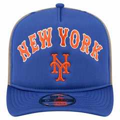 New York Mets New Era Vintage Arched Foam Front 9FIFTY A-Frame Adjustable Trucker Hat | MLB Online