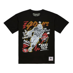 San Francisco 49ers Mitchell & Ness Jerry Rice Chalked Up Player Graphic T-Shirt