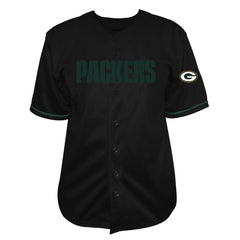 Green Bay Packers Fanatics Jordan Love Big & Tall Baseball Button-Up Shirt
