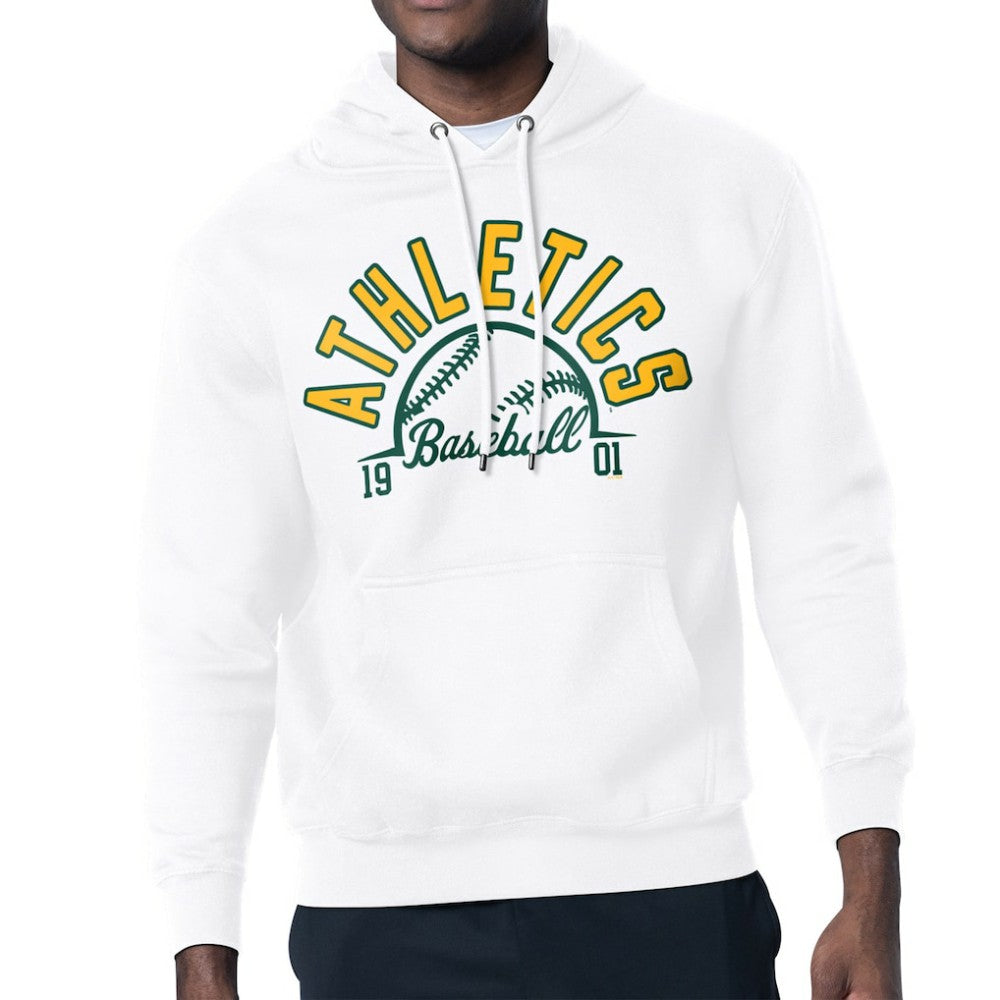 Athletics Starter Half Ball Team Graphic Pullover Hoodie | MLB On Sale