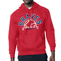 Atlanta Braves Starter Half Ball Team Graphic Pullover Hoodie | MLB For sale