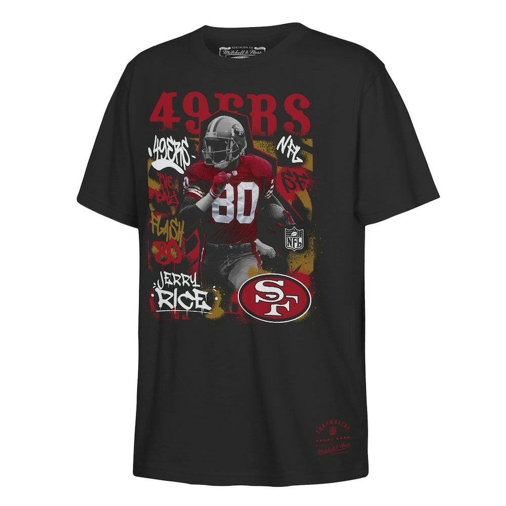 San Francisco 49ers Mitchell & Ness Jerry Rice Youth Star Player T-Shirt