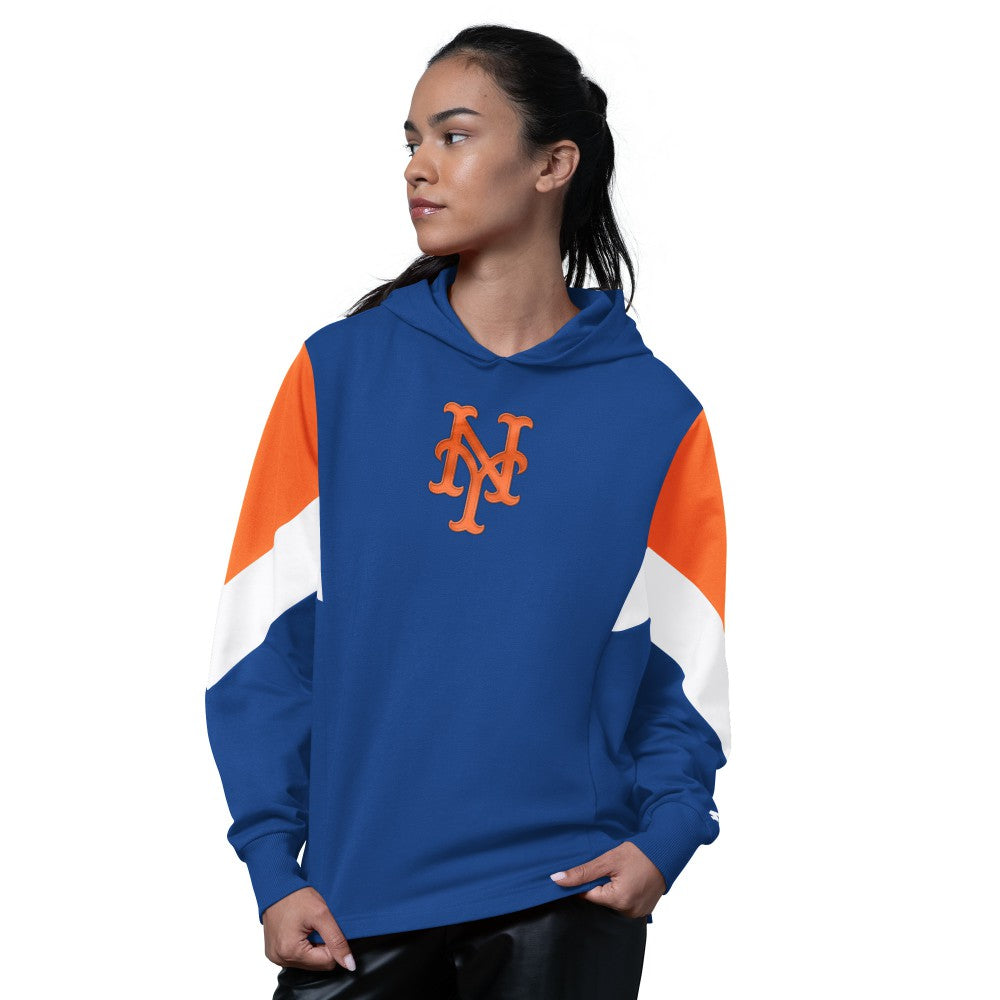 New York Mets Starter Women's Scrimmage Pullover Hoodie | MLB Discount