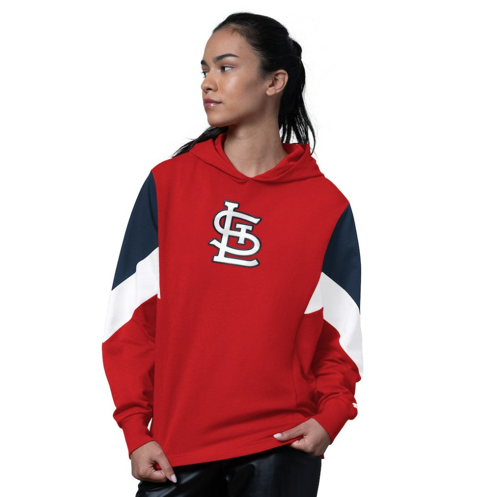 St. Louis Cardinals Starter Women's Scrimmage Pullover Hoodie | MLB Discount