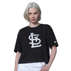 St. Louis Cardinals Starter Women's Holy Grail Boxy Cropped T-Shirt | MLB Outlet