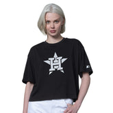 Houston Astros Starter Women's Holy Grail Boxy Cropped T-Shirt | MLB Shop
