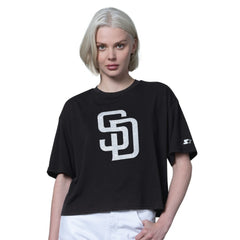 San Diego Padres Starter Women's Holy Grail Boxy Cropped T-Shirt | MLB Outlet