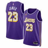 LeBron James Los Angeles Lakers Jordan Brand Unisex Swingman Jersey New