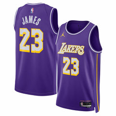 LeBron James Los Angeles Lakers Jordan Brand Unisex Swingman Jersey New