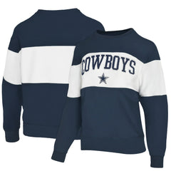 Dallas Cowboys Lauren James Women's Bling Colorblock Terry Sweatshirt