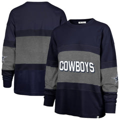 Dallas Cowboys 47 brand '47 Women's Breezyway Archive Long Sleeve T-Shirt