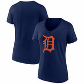 Detroit Tigers Women's Logo V-Neck T-Shirt | MLB Shop