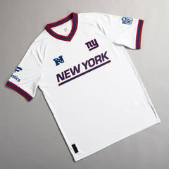 New York Giants Fanatics NFL Football x Football V-Neck Fan Top